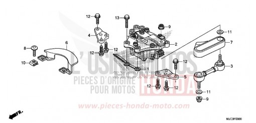 AMORTIS. DIRECTION CBR600RAD de 2013